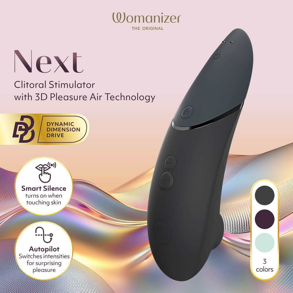 The Womanizer Next Clitoral Stimulator features advanced 3D ... Womanizer - Next - Black photo-4