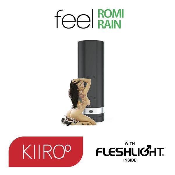 As the newest Kiiroo Experience Girl, the Italian beauty; Ro... Kiiroo - Onyx 2 Teledildonic Masturbator Romi Rain - Black photo-2