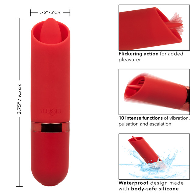 CEN - Kyst Flicker Clit Stimulator - Red photo-8