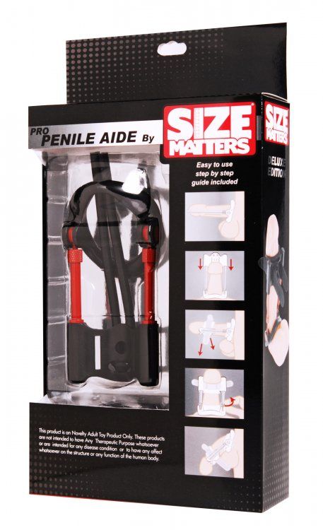 Men, if you have always wanted a more enjoyable penis, then ... Size Matters - Deluxe Edition Pro Penile Aide - Black photo-4