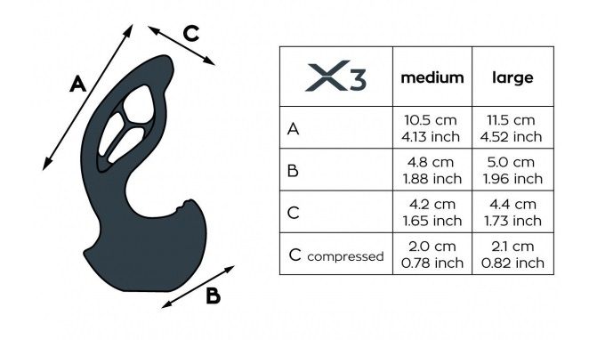 The XPANDER X3 is an advanced stimulator for advanced users.... Joy Division - XPANDER X3 Medium - Black photo-4