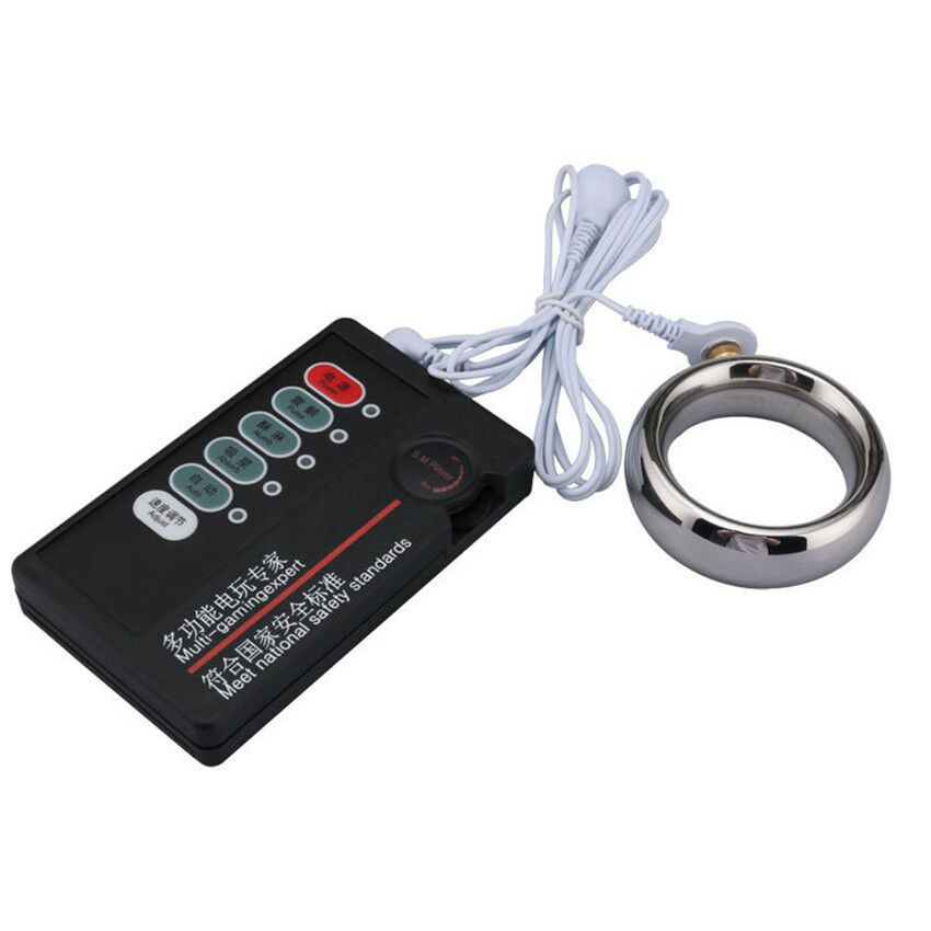 MT - Electric Shock Anal Plug & Ball Strecher 45mm photo-7