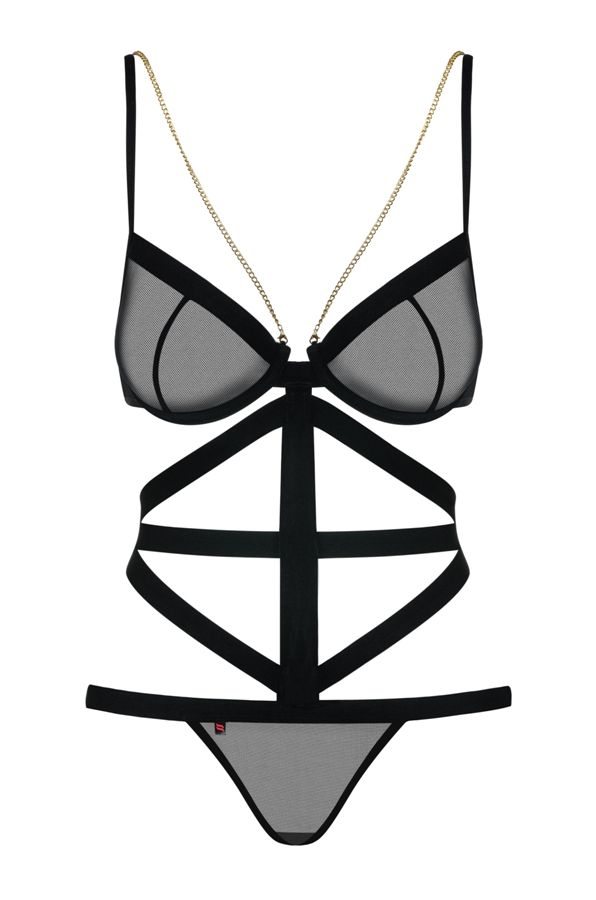 Sexy thrill is coming! Wanna feel the real fun and naughty e... Obsessive - Bondy Teddy - Black - L/XL photo-7