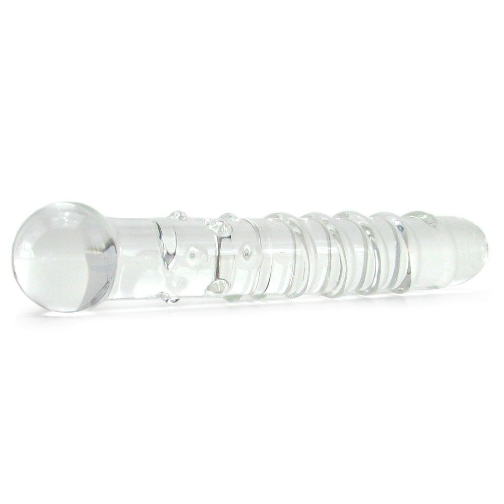 The Callisto Clear Glass Dildo features a minimal design for... Glas - Callisto Clear Glass Dildo photo-5
