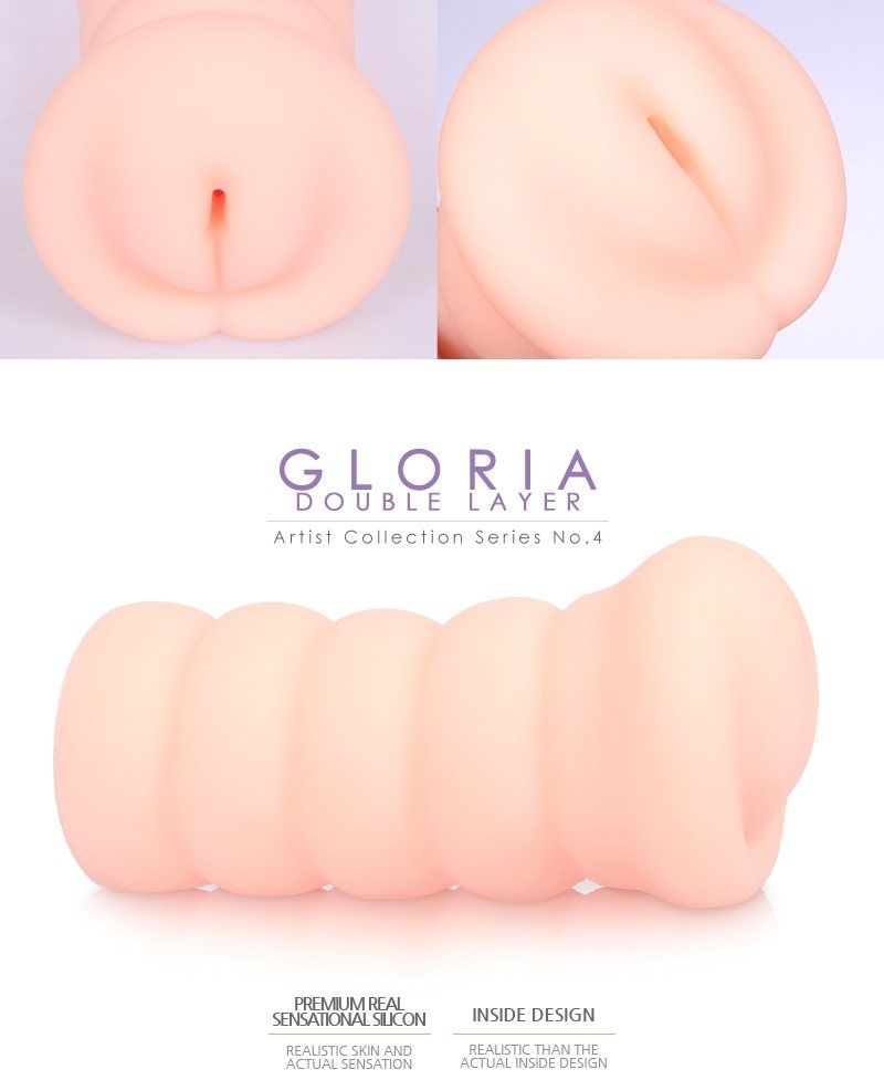 You can feel the powerful tightness through the repeat of gr... Kokos - Gloria - Double Layer Masturbator photo-5