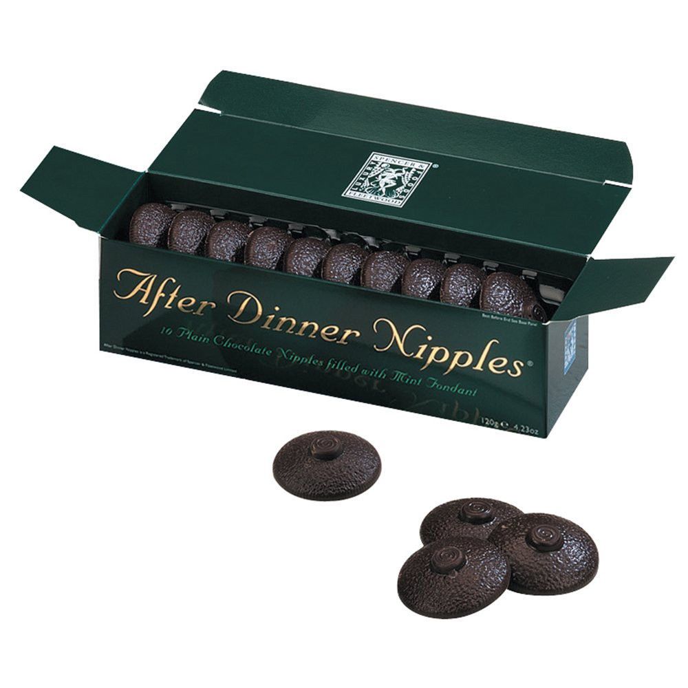 Delicious nipple shaped dark chocolates filled with creamy m... Spencer&Fleetwood - After Dinner Nipples photo