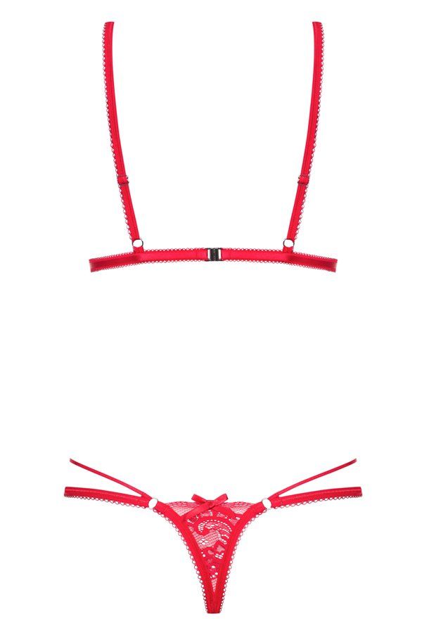 Obsessive - Lovlea 连身内衣 - 红色 - S/M 照片-8