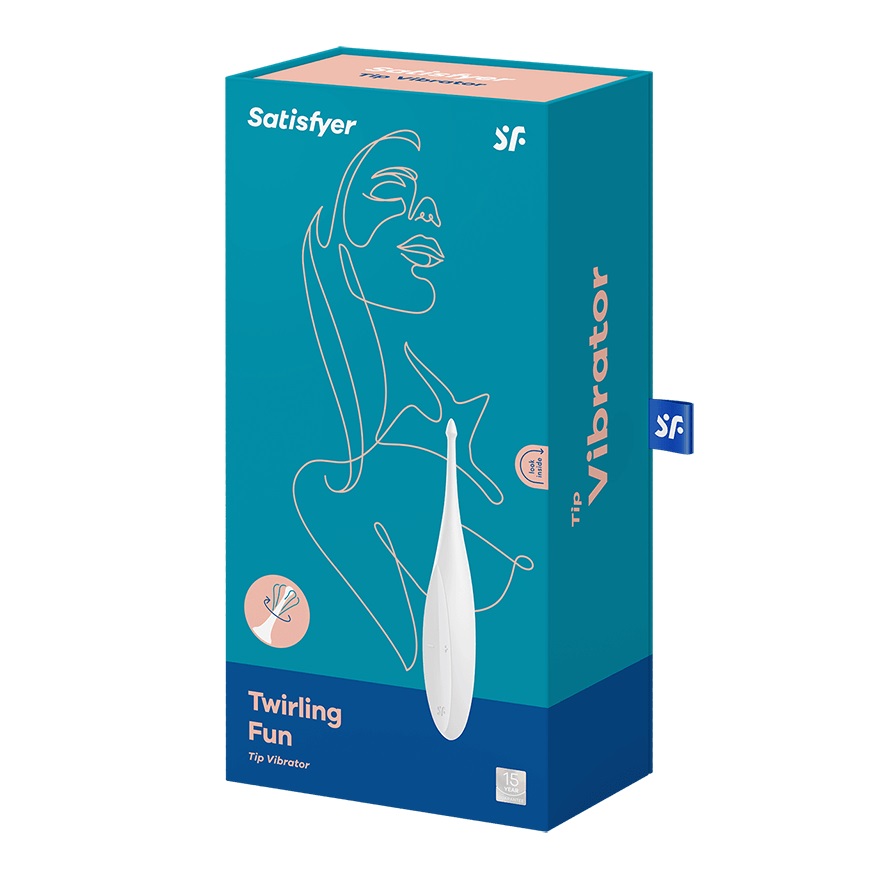 The Satisfyer Twirling Fun with its intermittent, powerful, ... Satisfyer - Twirling Fun - White photo-5