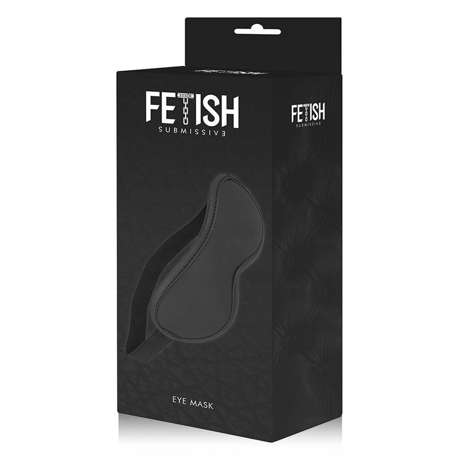 FETISH SUBMISIVE Perfect elastic vegan leather mask for your... Fetish Submissive - Vegan Leather Mask II - Black photo-3
