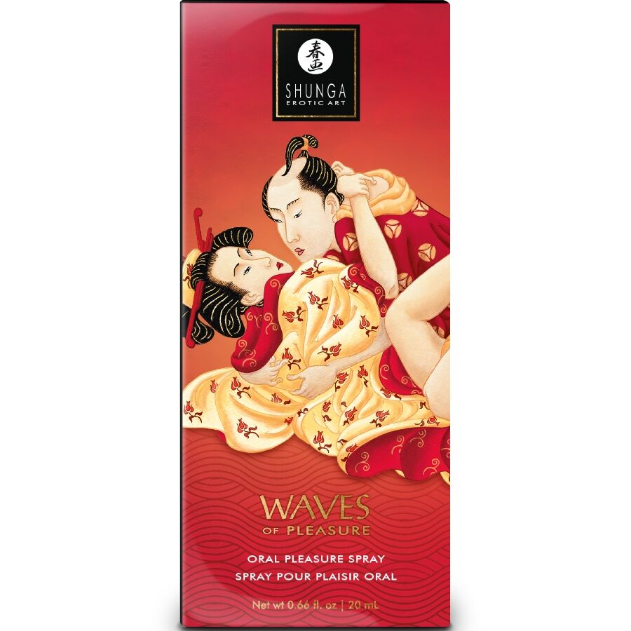 Shunga - Waves Pleasure Oral Spray Strawberry - 20ml photo-3