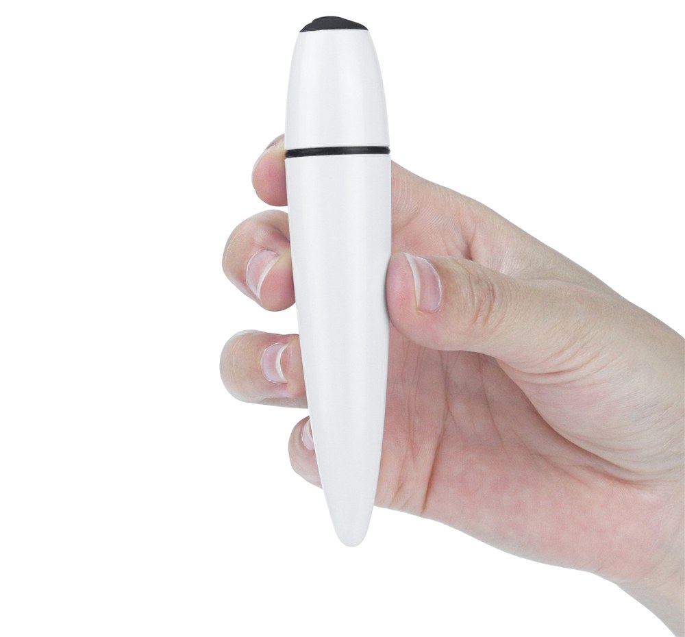 Rechargeable IJOY Power Play is sized to stay at your side b... Lovetoy - IJOY Power Play Vibe - White photo-2