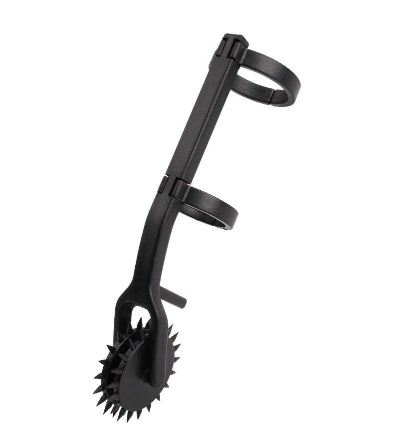Stimulating Pinwheel With Sharp Rollers, Great In Combinatio... Chisa - Double Thorn Finger Pinwheel - Black photo-5