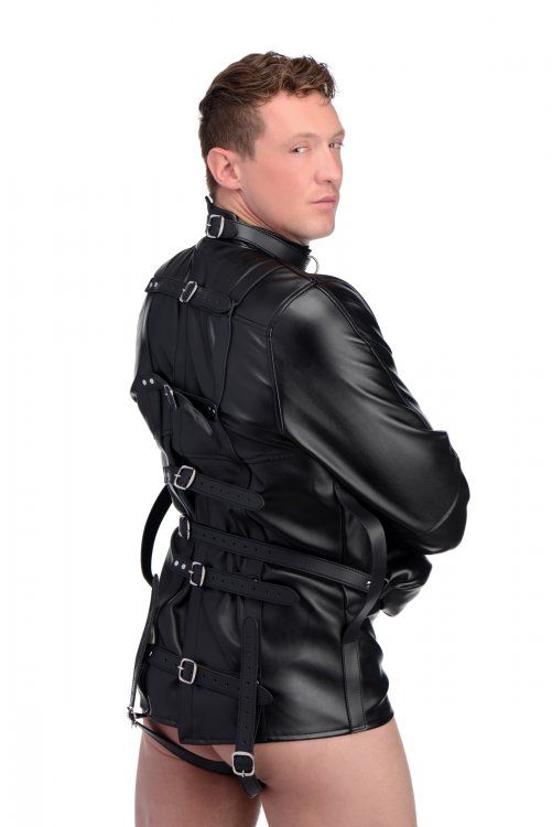Completely restrain your sub to have your way with them! Thi... Strict - Straight Jacket - Medium - Black photo-2