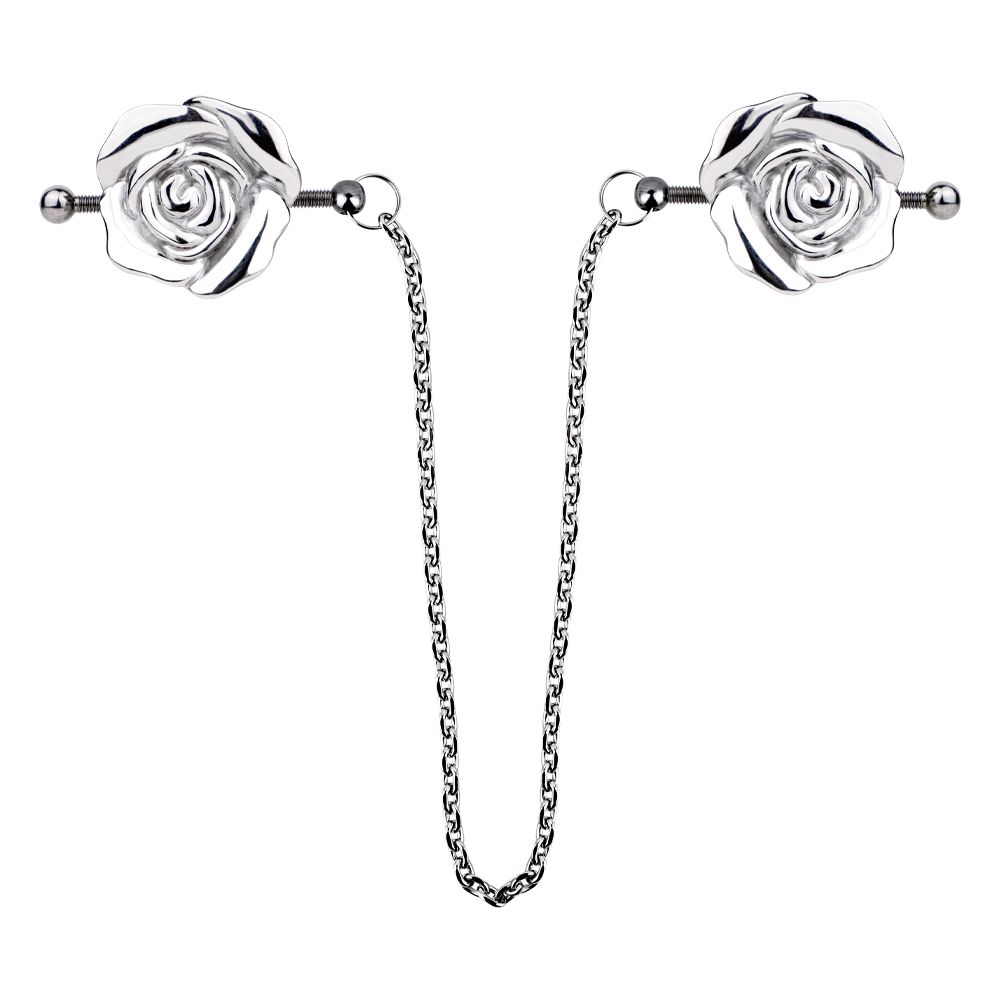 FAAK - Rose Metal Nipple Clamps  照片-3