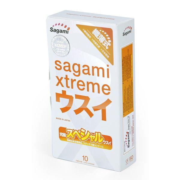 應用相模日本最先進的科技加上絕不妥協的原材料採購態度製作第一代的相模究極纖薄式安全套,是在相模最高安全規格下極薄的乳膠產... Sagami - 相模究極 纖薄式 10片裝 照片-2
