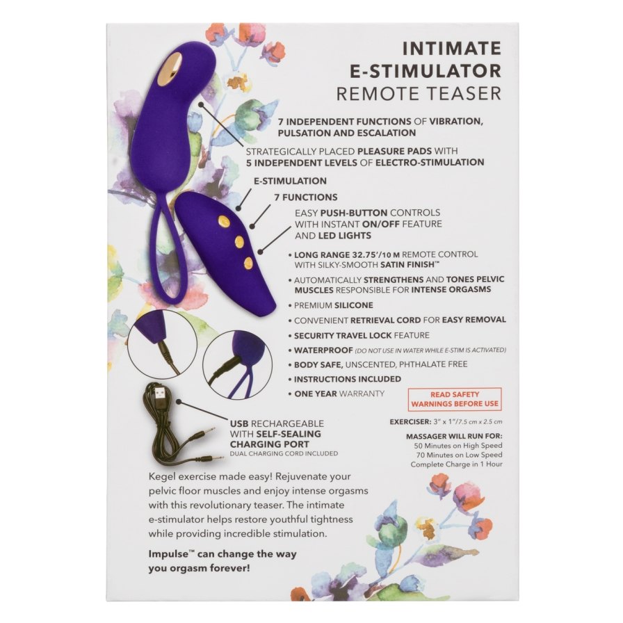 Impulse Intimate E Stimulator Remote Teaser use the zinc-all... CEN - Impulse E-Stimulator Teaser - Purple photo-13