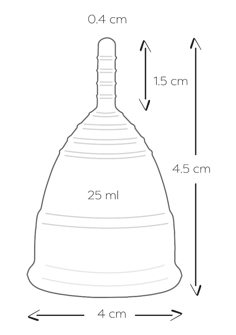 Experience comfort day and night with the Mae B. menstrual c... Mae B - Menstrual Cups Size S - Pink photo-6