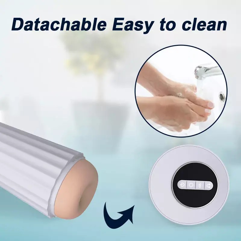 8 Kinds of vibration
5 Kinds of suction
Interactive Voice
R... Secwell - Vibro Masturbator w Voice - White photo-6