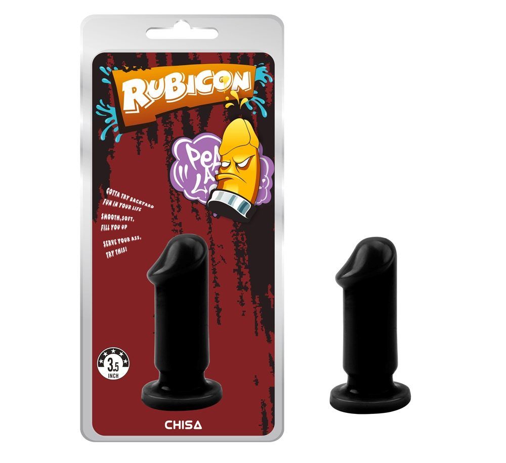 Phathalate Free, Anal Train.
Material:Natural PVC
Product ... Chisa - Evil Dildo Plug S - Black photo-4