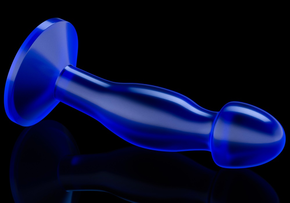 A sight for the most erotic of fantasies, lovetoy flawless c... Lovetoy - Flawless Prostate Plug 6.5'' - Blue photo-4