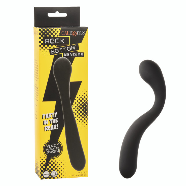 Dive into a world of boundless pleasure with the Rock Bottom... CEN - Rock Bottom Bendy Probe - Black photo-6