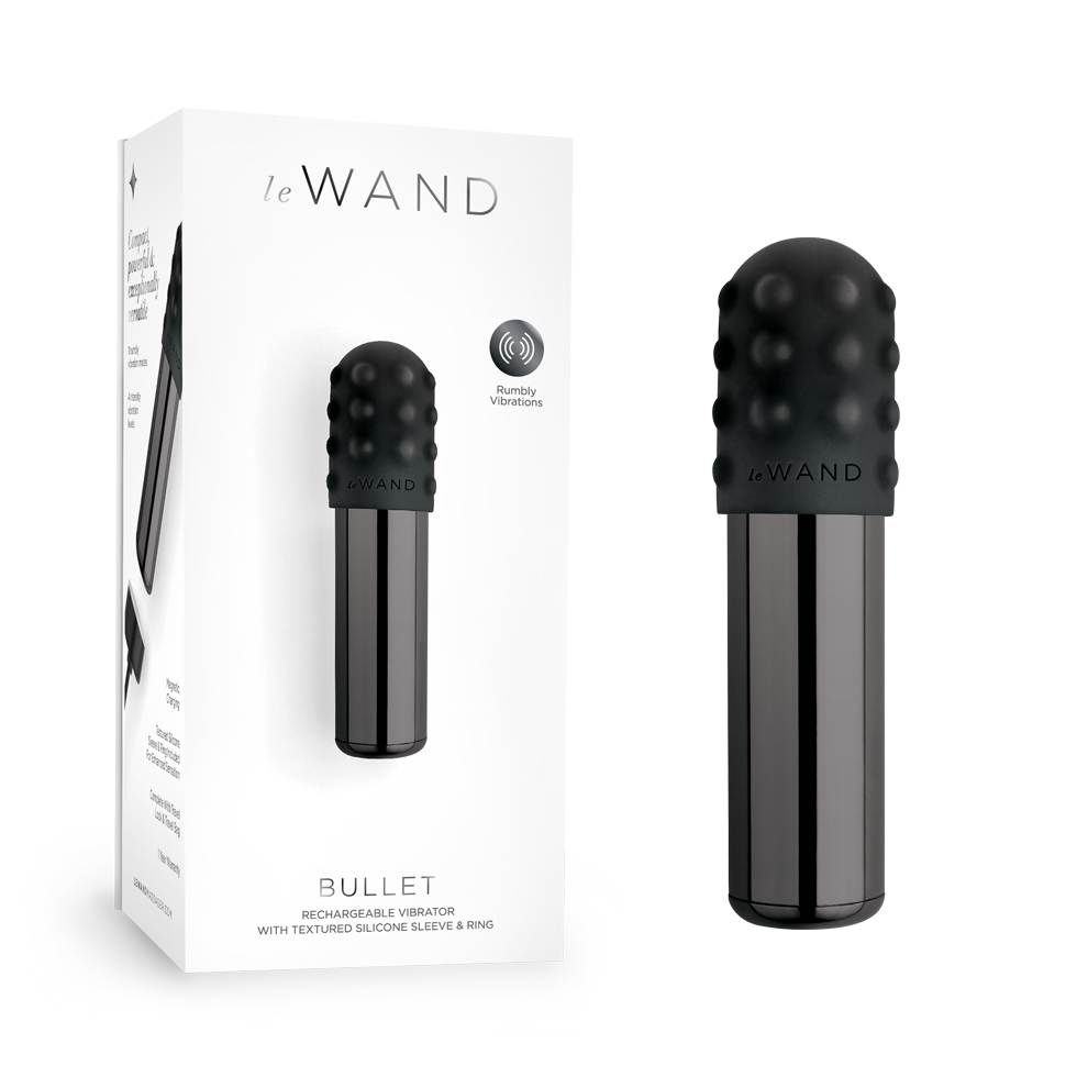 Rechargeable Vibrator With Silicone Textured Ring
Take your... Le Wand - Bullet - Black photo-6