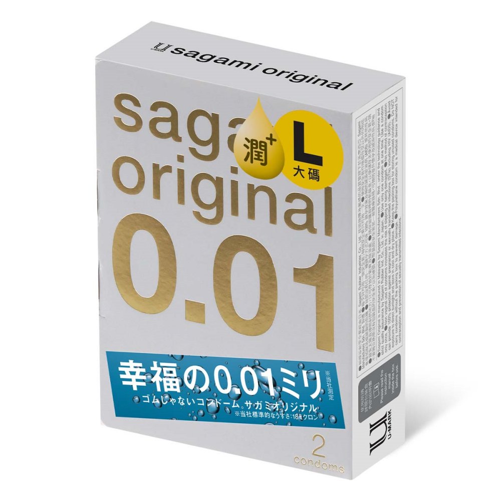 Sagami - Original 0.01 L-size Extra Lubricated 2's Pack 照片-3