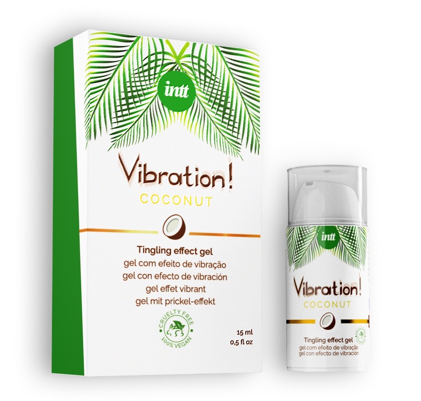 INTT Vegan Vibration Coconut is a powerful stimulating gel s... INTT - Vibration! Vegan Coconut Tingling Gel - 15ml photo-2