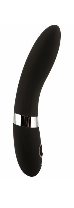 The Lelo Elise is a sleek black vibrator with two vibrating ... Lelo - Elise Vibe - Black photo-3