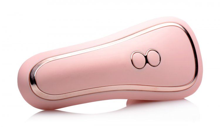 This rechargeable clitoral vibrator allows you to target you... Inmi - Fondle Vibrating Clit Massager - Pink photo-5