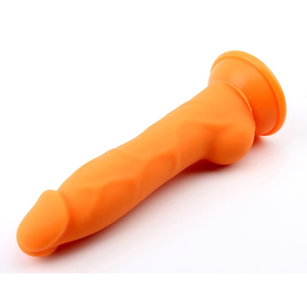 Material:Liquid Silicone
Product Size:23cm,Φ4.4cm
Product We... Chisa - C-Block Dildo - Orange photo-4