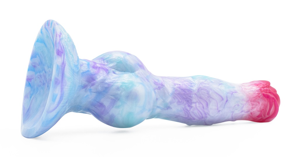 Material: silicone
Intotal L: 21cm
Insert L: 18.5cm
Diamete... FAAK - Hellhound Dani Strap-On - Ice Dragon photo-10