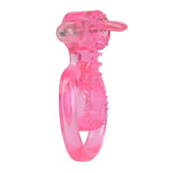 Aphrodisia Tongue Style Dual Rings Vibe,Batteries included V... Aphrodisia - Tongue Style Dual Rings Vibe - Pink photo-3