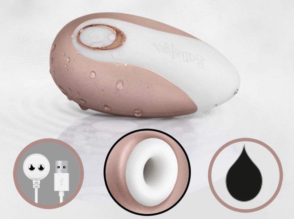 The Satisfyer Pro Deluxe offers 11 programs and is charged w... Satisfyer - Pro Deluxe Clitorial Massager photo-11