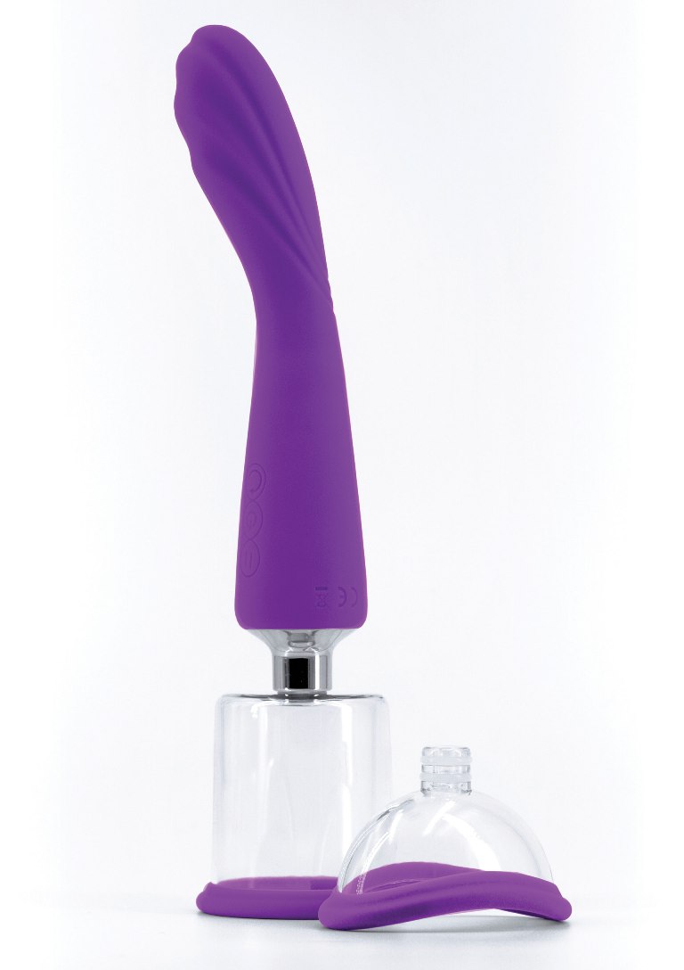 This Dual-Function wonder toy is powerful, colourful, and no... NS Novelties - Inya Pump N Vibe - Purple photo-2