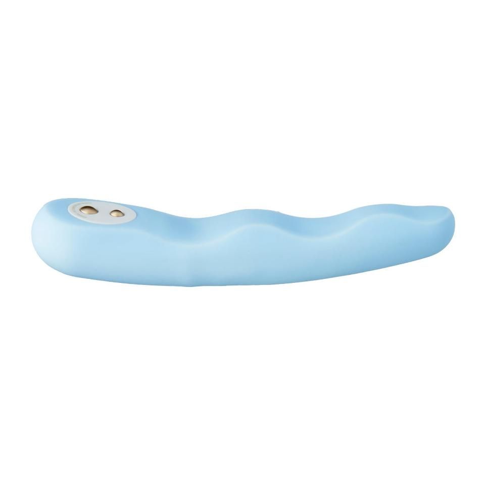 A new addition to the Tenga Iroha family. With its sensually... Iroha - Fit Minamozuki Massager - Blue photo-2
