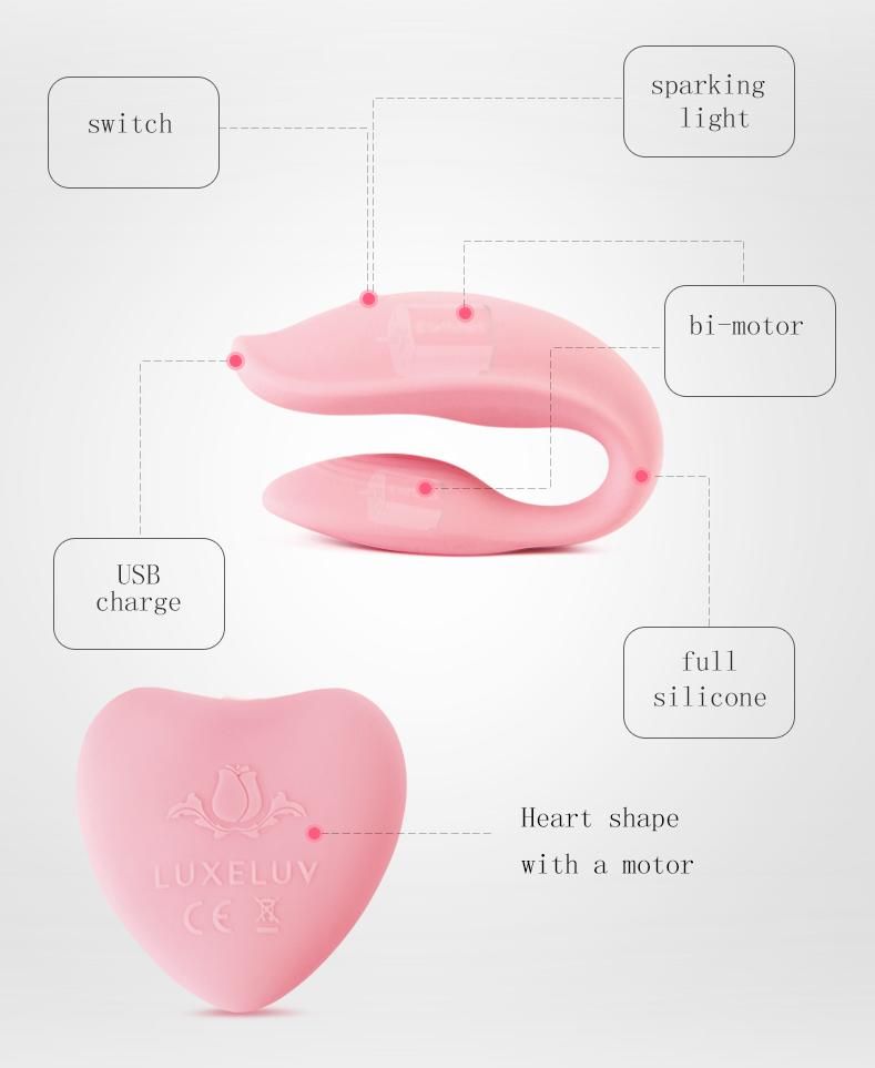 Sex Toy Vibration for Women and Couples
Material: Full Sili... Wowyes - 2U Couple Massager w Remote Control - Pink photo-13