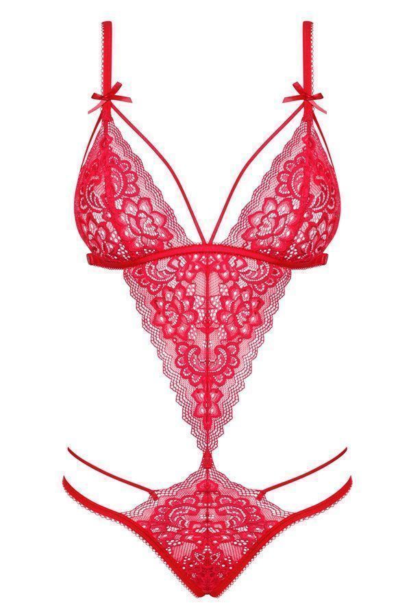 Think about your spicy fantasies. Do you want to make them c... Obsessive - Lovlea Teddy - Red - L/XL photo-7
