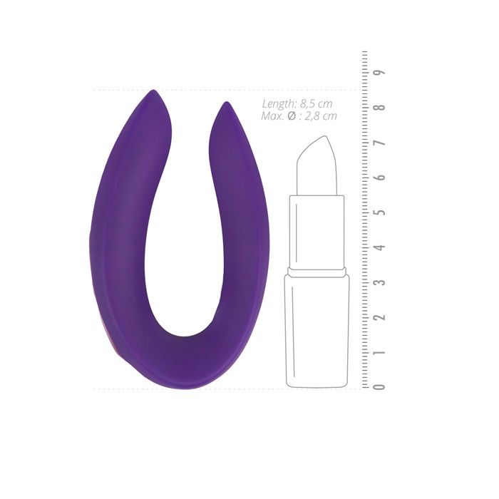 The Partner Plus Toy is a partner vibrator worn during lovem... Partner - Partner Plus Couple Massager - Purple photo-3