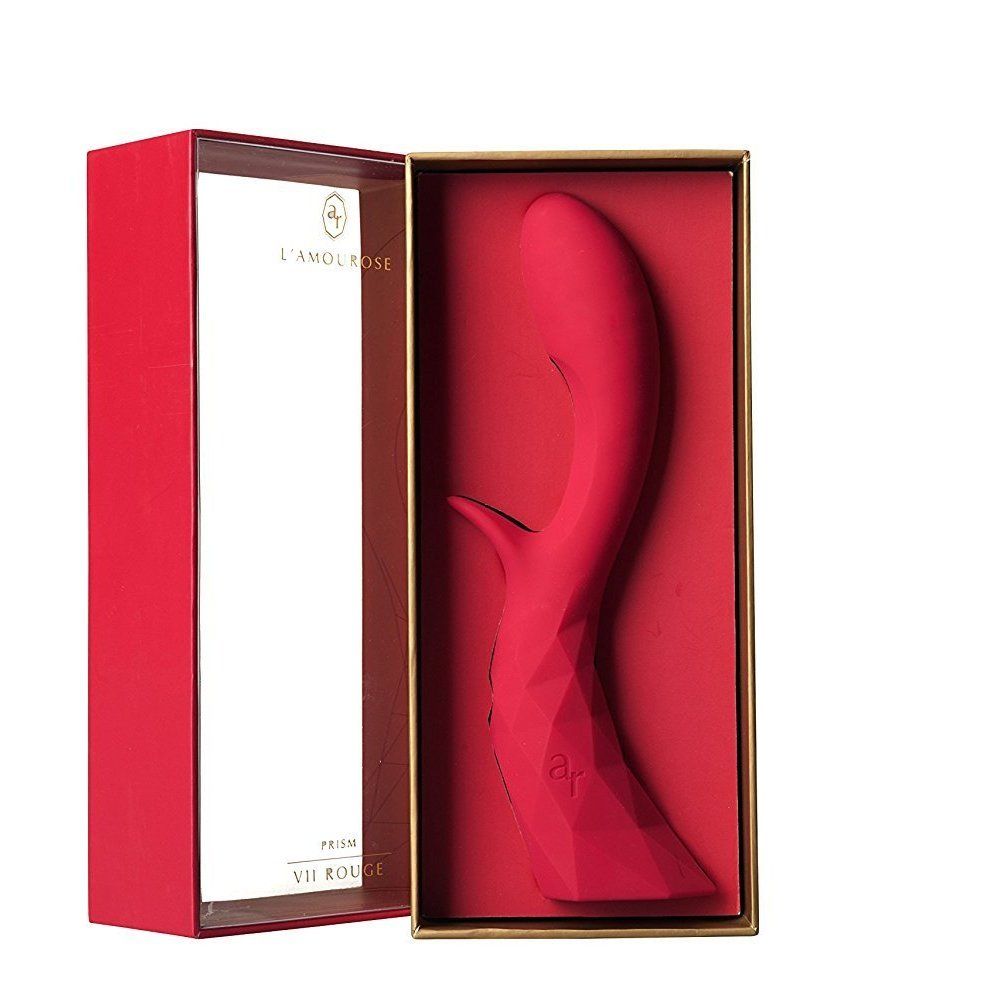 Lamourose Prism VII features intense dual vibrations in a go... Lamourose - Prism VII - Rouge photo-6