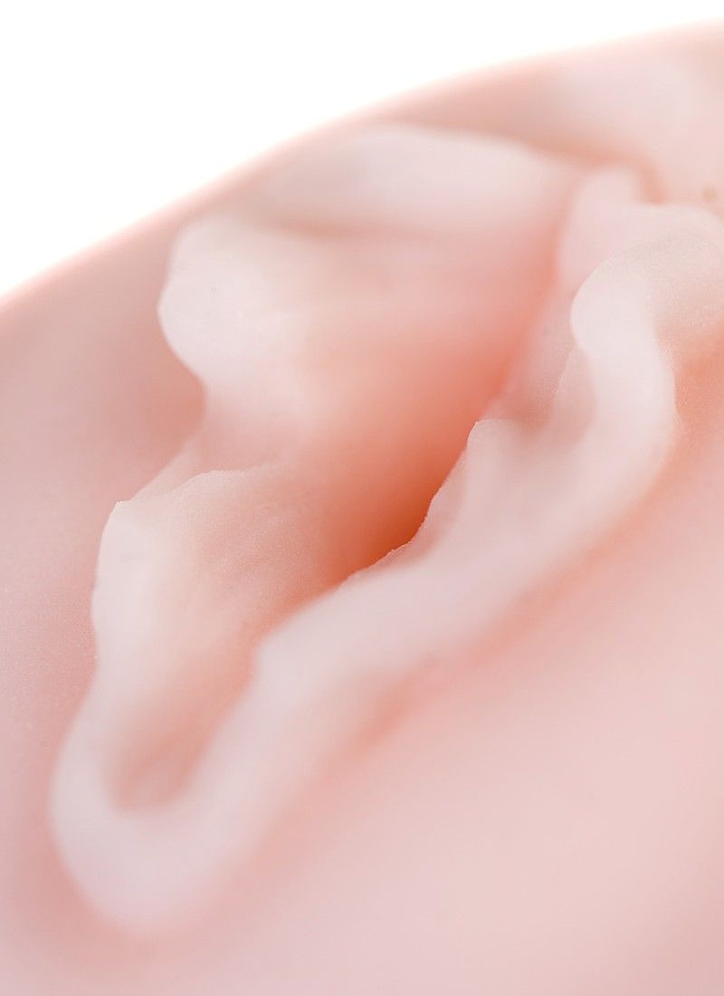 Compact masturbator in the form of a vagina, it is an incred... A-Toys - Pussy Masturbator - Red photo-7