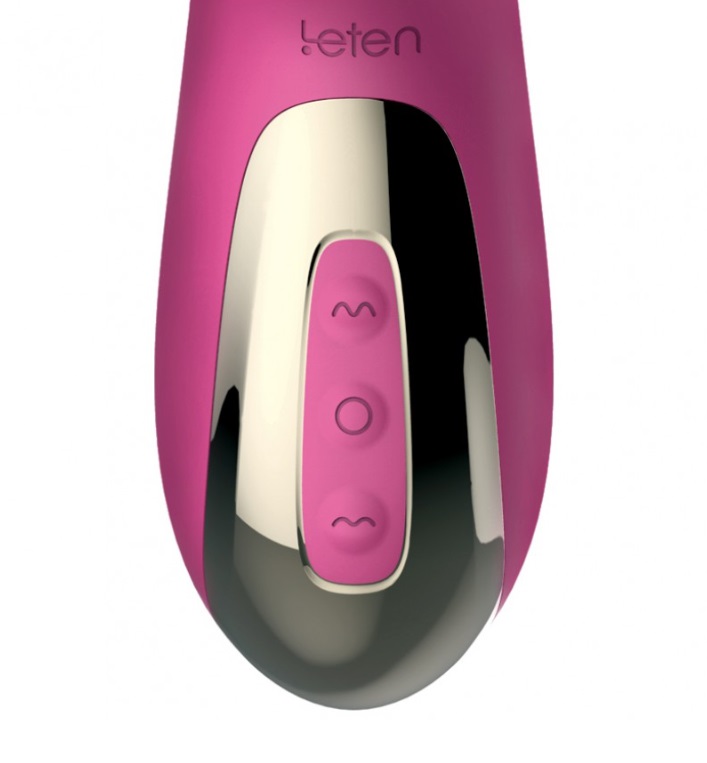 Leten - Thrusting Rabbit Vibrator - Pink photo-4