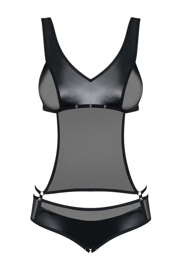 Aww, yes! The level of piquancy is going up and this time yo... Obsessive - 823-TED-1 Teddy - Black - L/XL photo-7