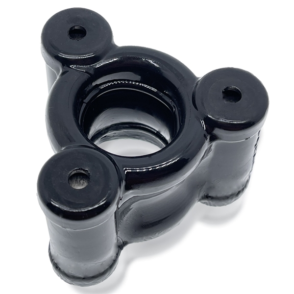 BUZZ SQUEEZE triple-vibe ballstretcher is OXBALLS top-dog SQ... Oxballs - Buzz Squeeze Ballsack Intense Triple 360 Vibe - Black photo-2