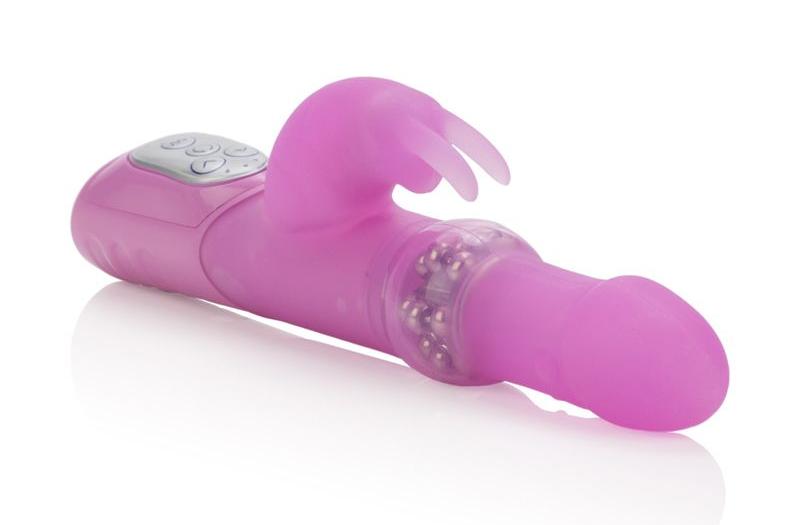 The luxurious Premium Silicone Jack Rabbit is the ultimate c... CEN - Premium Silicone Jack Rabbit - Pink photo-4