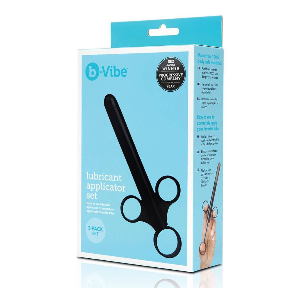 Apply your favorite lube easily with the b-Vibe Lube Applica... B-Vibe - Lubricant Applicator Set 3's Pack photo-8