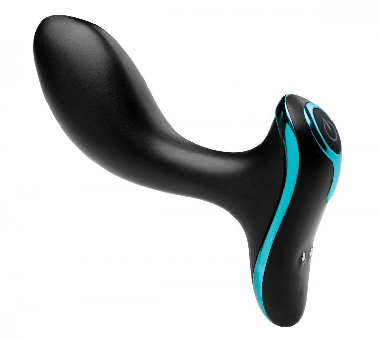 Slide this silky, sleek plug up your hole and buzz that boot... Prostatic Play - Journey Smooth Prostate Stimulator 7X Rechargeable - Black photo-2