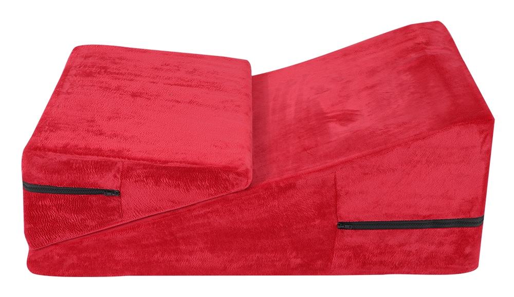 Shaped in ramp, this pillow makes every new sex position eas... MT - Sex Position Pillow Small - Dark Red photo-2