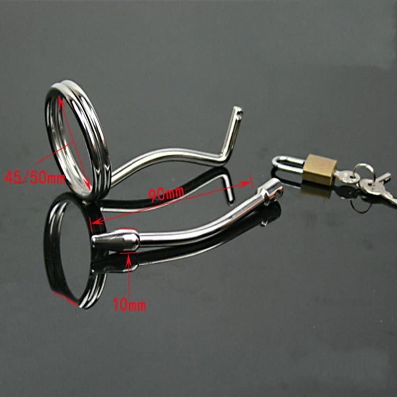 XFBDSM - Stainless Steel Bondage Fetish Chastity Device photo-3