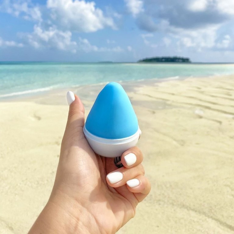 Gvibe Gegg is a premium TPE reusable egg masturbator designe... Gvibe - G-Egg Masturbator - Blue photo-8
